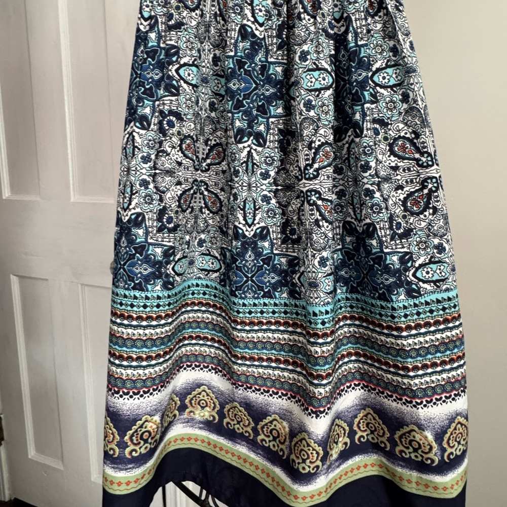 American Rag Multi Colored Blue Patterned Mini Dr… - image 6